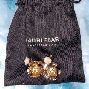 BaubleBar Rose Drop Earrings